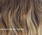 Ombre Medium Brown Charlotte's Plážové vlny