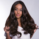 Dark Brown Ombre Luxusní klipy 6v1 Ultimate