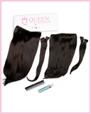 Vlasové klipy Premium Dark Chocolate