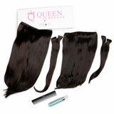 Vlasové klipy Premium Dark Chocolate