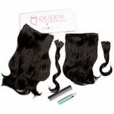 Vlasové klipy Premium Dark Chocolate