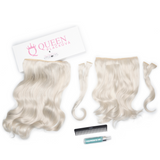 Vlasové klipy Premium Platinum