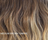 Ombre Medium Brown Charlotte's Plážové vlny